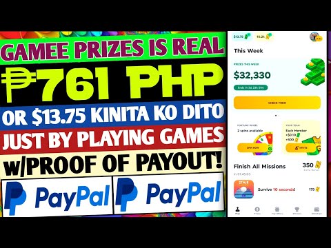 GAMEE PRIZES: REAL CASH GAMES! | KUMITA AKO NG ₱761 PESOS SA PAGLALARO GAMIT ANG CELLPHONE w/PROOF!