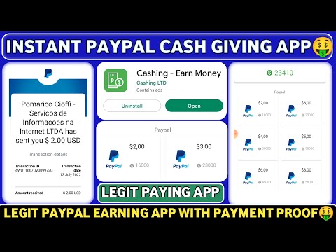 Instant Paypal Cash Giving Apps । Cashing App Payment Proof ॥ Legit Paying App With Proof🤑