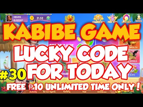 KABIBE GAME LUCKY CODE FOR TODAY!