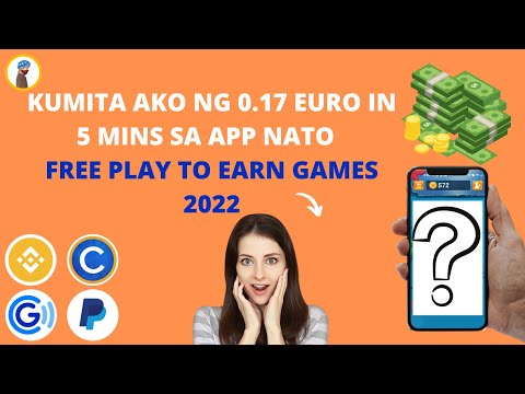 Kumita Ako ng 0.17 Euro in 5 Mins Sa App Nato | NFT Games Play To Earn Free Android