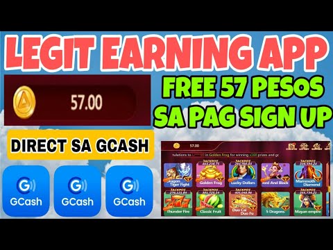 LEGIT 57PESOS FREE SA PAG REGISTER! | DIRECT SA GCASH | LEGIT EARNING APP 2022