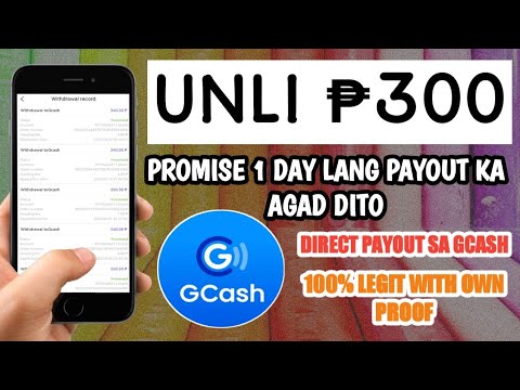 LEGIT PAYING APP 2022! UNLI ₱300 SA GCASH AT PROMISE 1 DAY LANG PAYOUT KANA AGAD