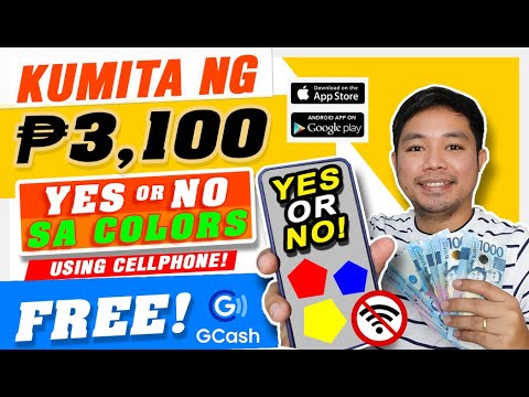 LIBRENG GCASH ₱3,100 sa PAG YES or NO lang sa KULAY! LEGIT 100% OWN PROOF OF PAYOUT! KAHIT NO WIFI