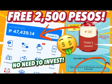 NEW EARNING APP | SIGN-IN DAILY RECEIVED ₱2,500 FOR FREE DIRECT TO GCASH | NO NEED TO INVEST!