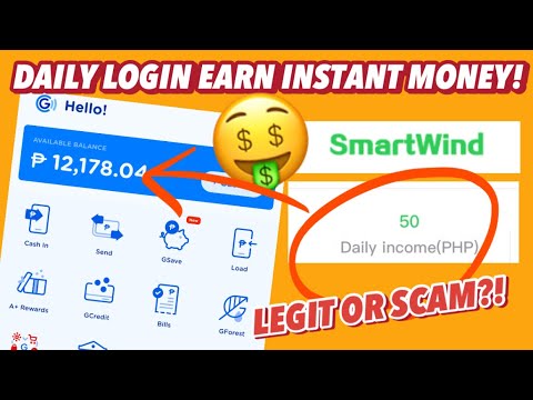 NEW EARNING APP | SMARTWIND APP | LEGIT NA SC*M NA NAMAN BA?! NO TO INVEST! | DAILY LOGIN EARN ₱50!