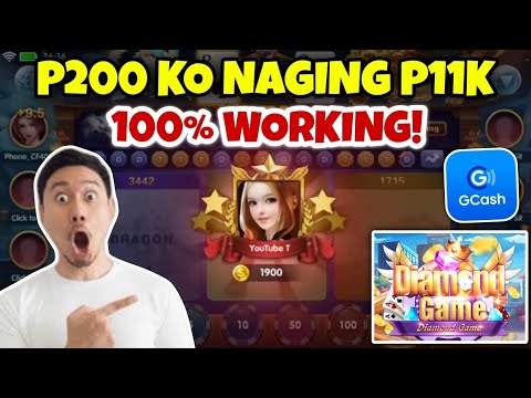 P200 KO NAGING P11,000 SA DIAMOND GAME | BEST PATTERN SA DRAGON VS TIGER | 100% WORKING Love !