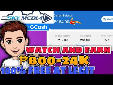 SKY MEDIA APP : WATCH AND EARN SO EASY KUMITA DITO ₱800   | NO NEED PUHUNAN | SKYMEDIA |