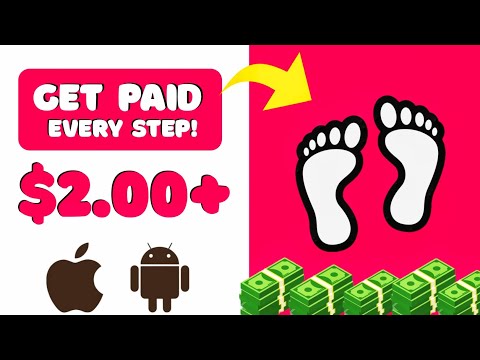 Brand New App! Get Paid $2.00+ Every Step For Free