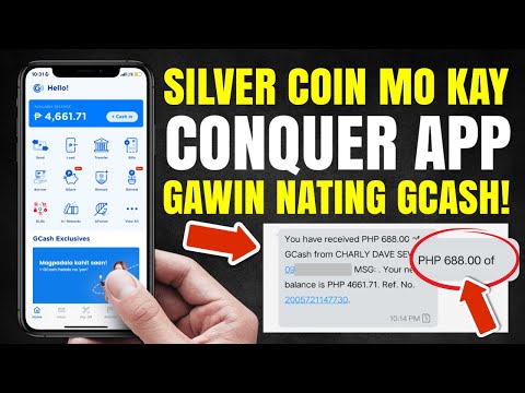 CONQUER APP! SILVER COIN MO CONVERT NATIN INTO GCASH! STEP BY STEP + PROOF OF PAYOUT! 101% LEGIT!