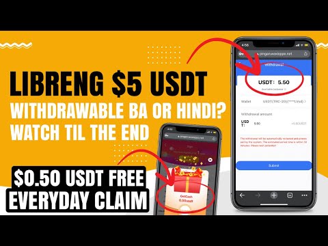 GET FREE $5 USDT SIGN UP BONUS ! WITHDRAWABLE BA OR HINDI? + $0.50 USDT PER DAY NO NEED INVEST 💰🤑