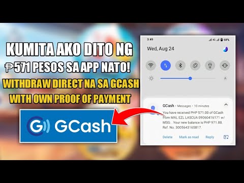 KUMITA AKO NG ₱571 PESOS SA APPLICATION NATO | WITHDRAW DIRECT NASA GCASH | LEGIT PAYING APP 💯