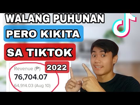 KUMITA NG PERA NA WALANG PUHUNAN//GAMIT LANG ANG TIKTOK THIS 2022!!