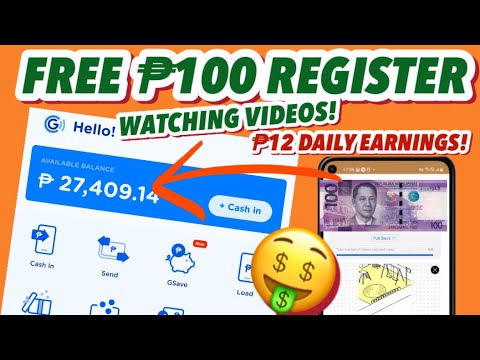 NEW EARNING APP | FREE ₱100 REGISTER BONUS | WATCH VIDEOS ONLY AND GET FREE DAILY EARNINGS