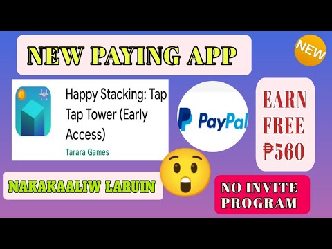 NO INVITE PROGRAM: FREE PAYPAL MONEY SA HAPPY STACKING APP|MAGLARO AT KUMITA NG PERA|LIBRE LANG TO!!