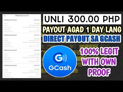 PINAKA LEGIT APP 2022! UNLI ₱300 DIRECT PAYOUT NA SA GCASH! PROMISE 1 DAY LANG MAKAKAPAG PAYOUT KANA