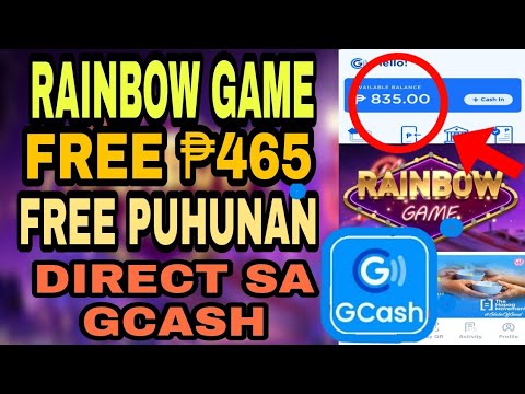 RAINBOW GAME LIBRENG PUHUNAN ₱465 KINITA KO | HOW TO MAKE MONEY ON GCASH 2022