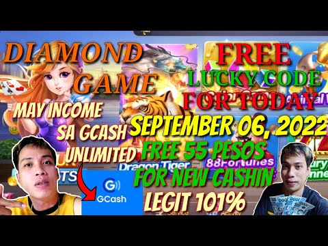 AUGUST 06, 2022 FREE LUCKY CODE DIAMOND GAME UNLIMITED SA GCASH ARAW ARAW DRAGON VS TIGER Love