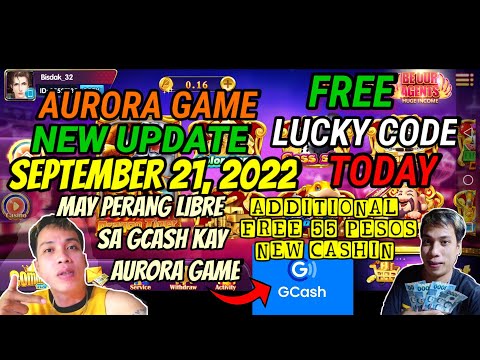 AURORA GAME FREE LUCKY CODE TODAY SEPTEMBER 21, 2022 MAY LIBRENG PERA SA GCASH KAY AURORA GAME