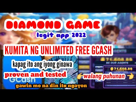 DIAMOND GAME/PAANU KUMITA NG PERA SA DIAMOND GAME KAHIT WALANG PUHUNAN/UNLIMITED FREE GCASH MONEY