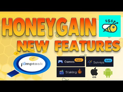 Honeygain UPDATE GAMES | SURVEY | STAKING |INSTALL NOW |JMPT token to THE MOON