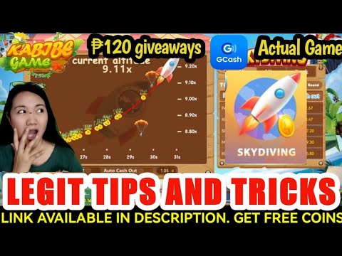 LAGING PANALO SA SKYDIVING NG KABIBE GAME APP || KABIBE GAME TIPS AND Love || LEGIT PAYING APP