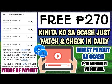 LEGIT PAYING APP 2022! FREE ₱270 SA GCASH KINITA KO, MANOOD LANG NG VIDEOS AT MAG DAILY LOGIN!