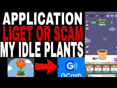 MY IDLE PLANTS REVIEW APLICATION LIGET OR SCAM EARM EARN MONEY ONLINE GCASH PAY OUT