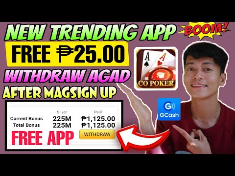 NEW RELEASE APP: FREE ₱25 AFTER SIGN UP WITHDRAW AGAD! | CONQUER POKER APP | EARN MONEY ONLINE