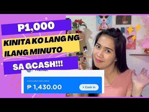 P1,000 FREE MONEY SA GCASH, KINITA KO LANG NG ILANG MINUTO! Step by step guide