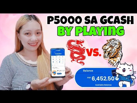 P5000 RECEIVED SA GCASH BY PLAYING DRAGON VS. TIGER SA APP NA ITO