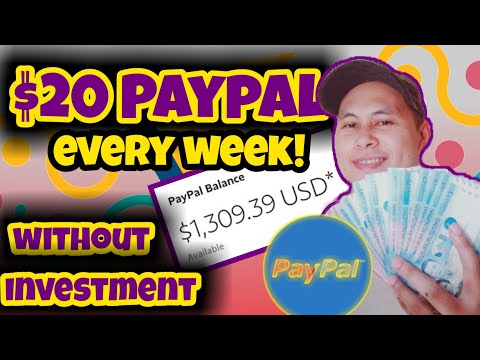 Paano Kumita Ng Libreng $20 Per Week Sa Paypal Kahit Walang Investment(Free Paypal Money)