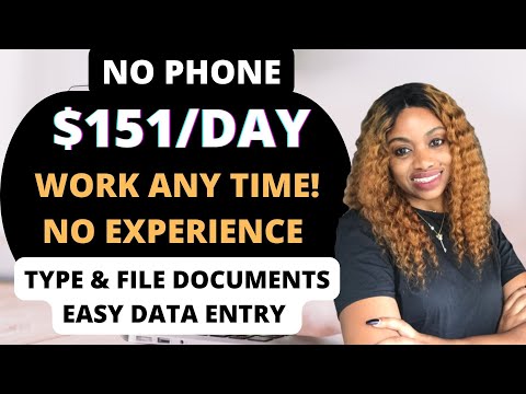 PART-TIME JOB! $151 DAILY TO SIMPLY FILE  DOCUMENTS VIA EMAIL NO PHONE DATA ENTRY-NO EXPERIENCE!