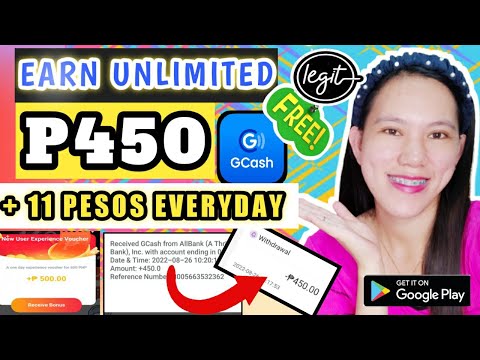 UNLIMITED 450pesos Direct sa GCASH| Bagong Application| WALANG PUHUNAN | PagkaSIGN-UP FREE 500 BONUS