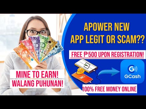 APOWER NEW LEGIT PAYING APP? MINE TO EARN FREE ₱500 GCASH| APOWER HONEST REVIEW