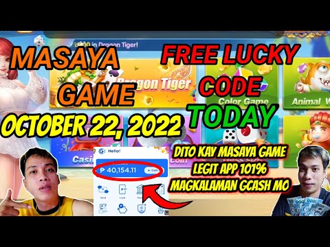 MASAYA GAME FREE LUCKY CODE