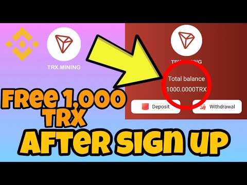 Register to get 1000TRX, deposit 10TRX can be activated to use