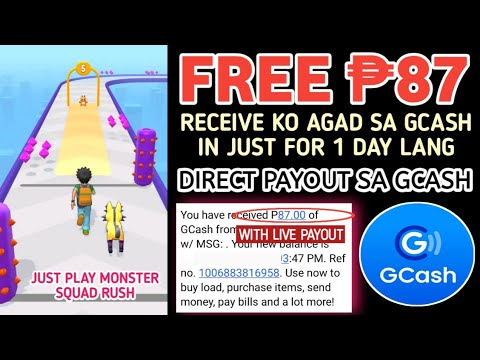 FREE GCASH: ₱87 RECEIVE KO AGAD IN JUST FOR 1 DAY LANG! FREE GCASH BY PLAYING GAMES WITH LIVE PAYOUT