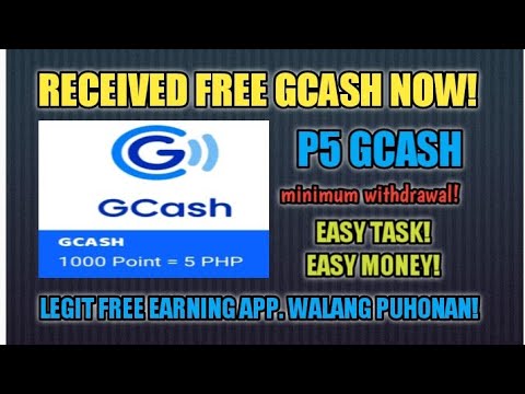 Free Gcash P5 New Earning App