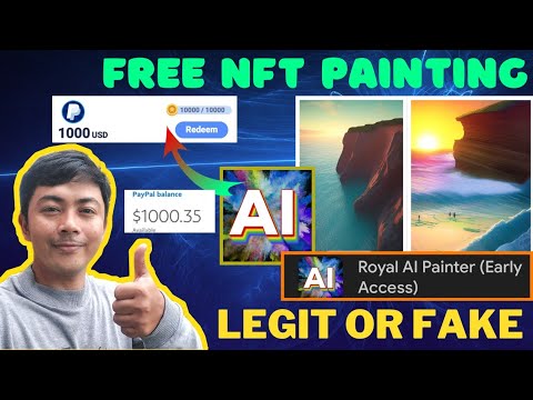 Just Make Nft Painting | Royal Ai Painter App Review | Live Cashout |