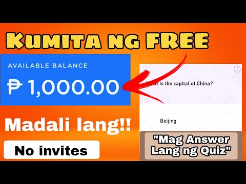 Libreng 1,000 Gcash Sa Quiz