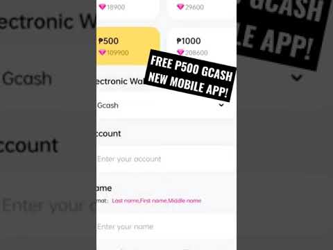 New App Free P500: Gcash