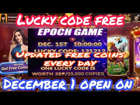 New Epochgame Update Lucky Code 38 Coins Download