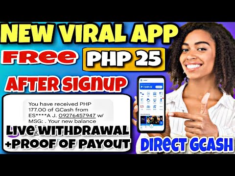 New Gcash App Free ₱25 After Signup.unli Payout Free ₱177 Direct Gcash