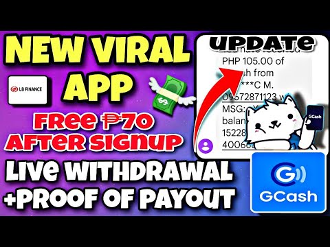 New Paying App Free ₱70 After Signup Free ₱105 Direct Gcash