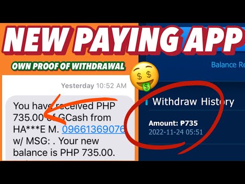 NEW PAYING APP | OWN PROOF OF WITHDRAWAL ₱735 DIRECT GCASH | REGISTER BONUS ₱25 FREE DAILY EARNINGS