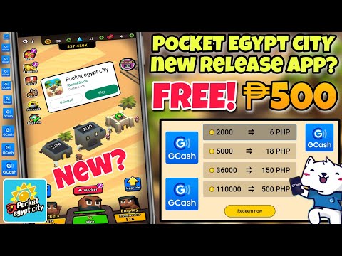 Pocket Egypt City! Bagong Release App, Earn Free ₱500 Diretso Gcash