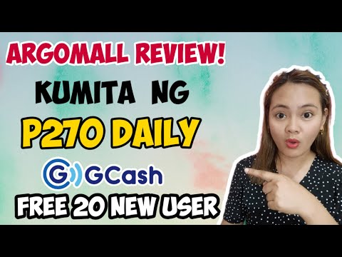 KUMITA SA GCASH ARAW ARAW/FREE 20 NEW USER/ARGOMALL REVIEW