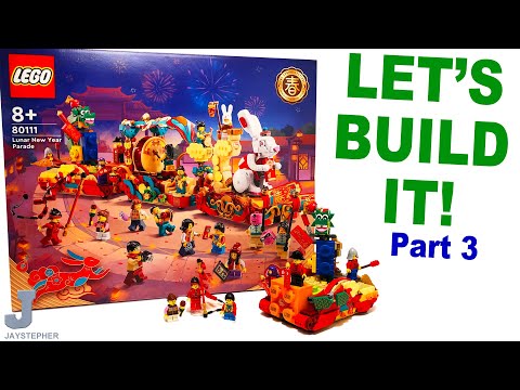 LEGO 2023 Lunar New Year Parade 80111 Build Part 3