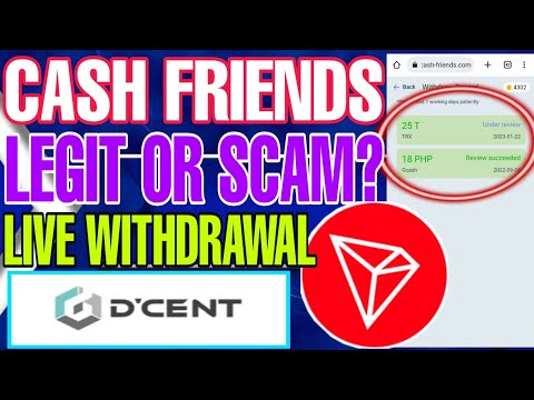 CASH FRIENDS REVIEW! YOU CAN EARN UP TO ₱500 PESOS + LIVE WITHDRAWAL | GCASH/CRYPTOCURRENCY | D'CENT