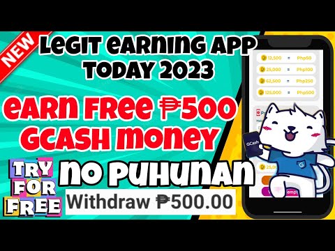 FREE GCASH MONEY ₱500 DIRECT GCASH ANG WITHDRAWAL! LEGIT EARNING APP TODAY 2023 | JUST PLAY TO EARN